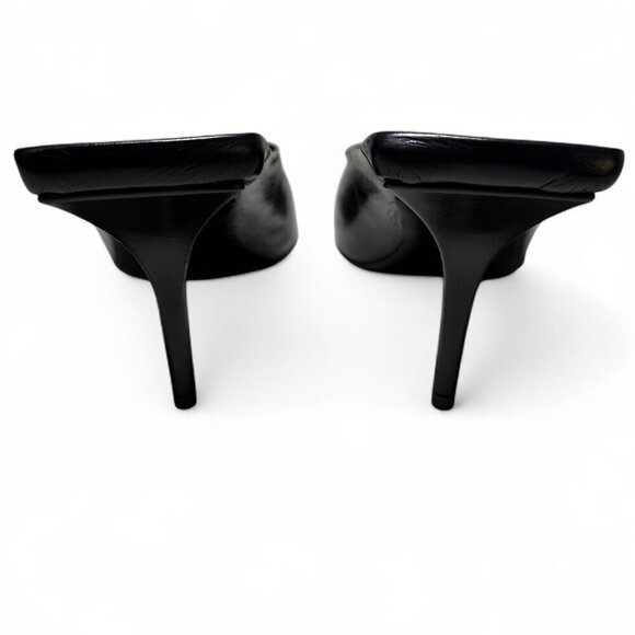 Balenciaga Women's Black Square Knife BB Mule Size 38 NEW IN BOX - Picture 4 of 16